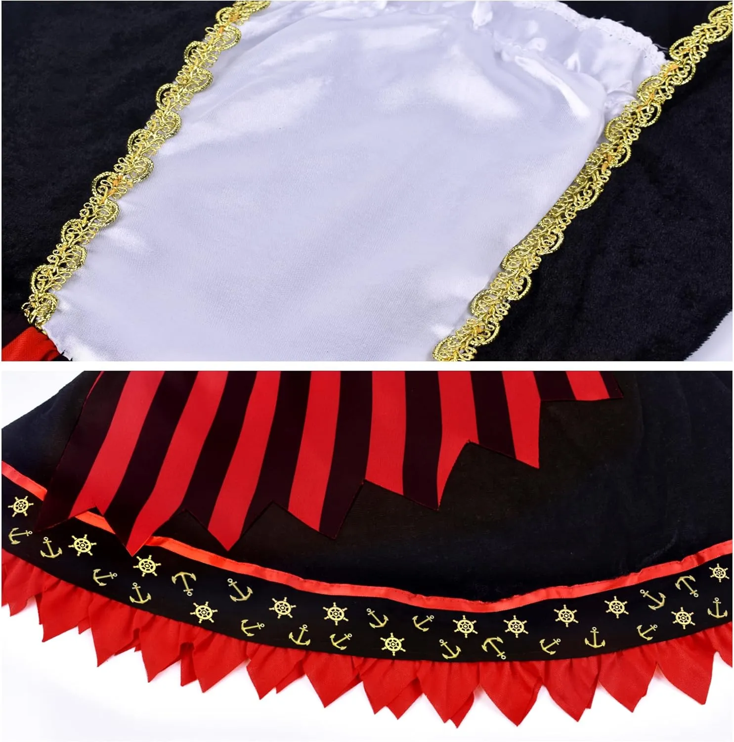 Buccaneer Costume 3-9 Years immobility ZZIHA Girls Pirate Costume,Pirate Princess Dress Sea 