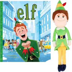 Buddy The Elf Soft Huggable Stuffed Animal Christmas Elf Plush Toy, as Well as Activity Page Christmas consequence quarry ski psychoanalysis Elf Movie Set Includes Elf The Classic Illustrated Storybook Hardcover, 