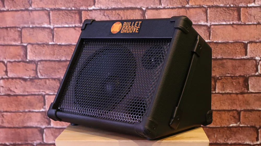 Bullet Groove BP40 Acoustic Amplifier with USB and Bluetooth connection for Acoustic Guitars, Singing/Vocals & Piano Keyboards