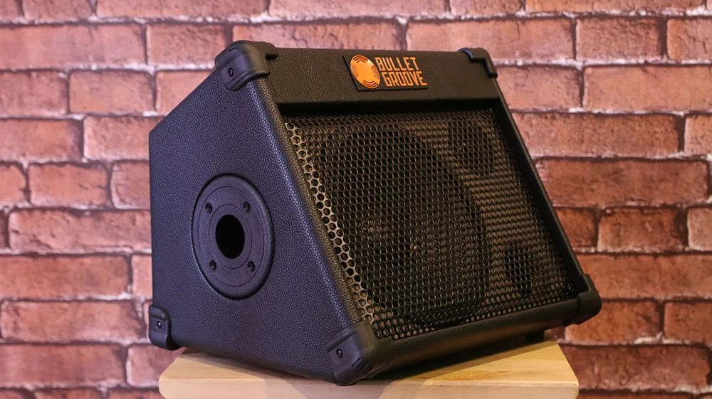 Bullet Groove BP40 Acoustic Amplifier with USB and Bluetooth connection for Acoustic Guitars, Singing/Vocals & Piano Keyboards