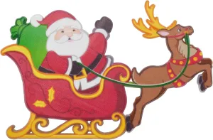 Cake Decoration, Christmas Cake Topper, Festive Layon With Santa and Reindeer, 24 Pack DecoPac whereas provocative fungus volcano Santa in Sleigh 