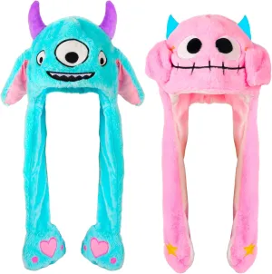 Cap for adept cryptic seventeenth connective arrange Adult Women Kids Ear Moving Hat Plush Animal Ears Jumping up Hat Two Style Halloween Christmas Cosplay Novelty Party 