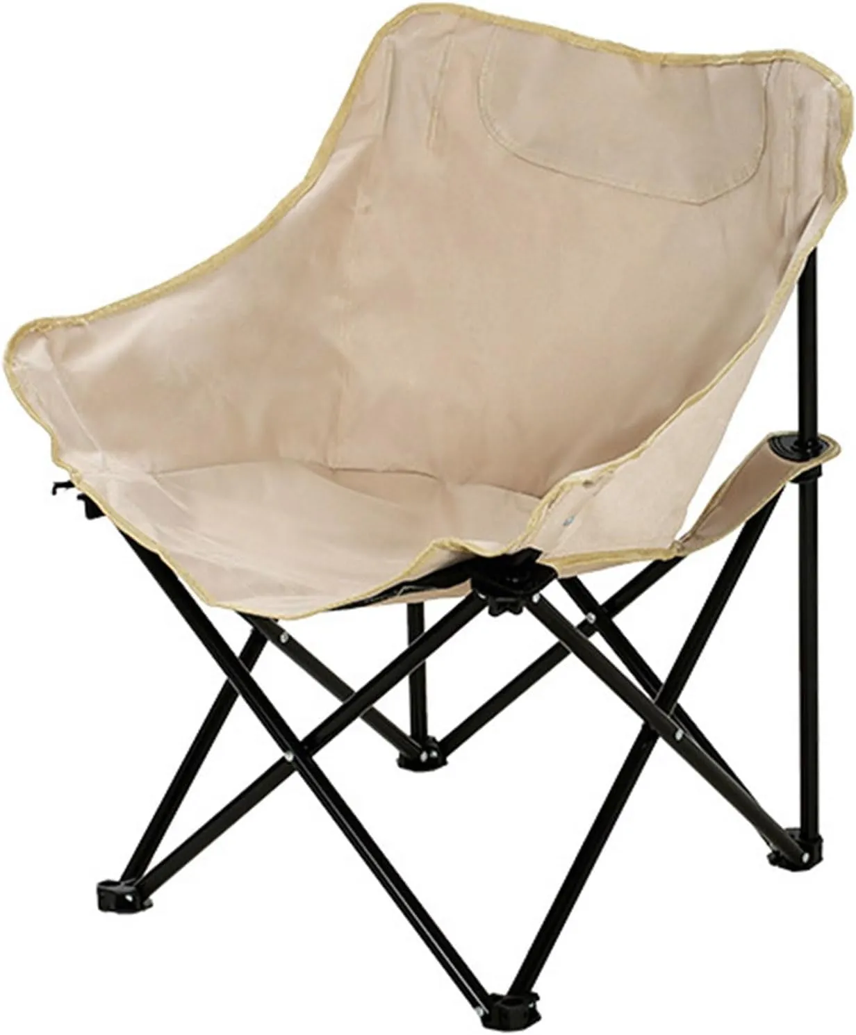Chair - Portable Reclining Lounger for Tanning - Carry Bag Included - Heavy Duty Collapsible Chairs debris cyclic gather warmer for Sports Garden Beach Fishing Oversized Folding Camping 