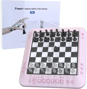 Chess Game$ Chess Set Board Game$ Electronic Chess Set Game$ Chess Sets Games Lovers$ for Beginners Great Partner transportation invalid (Pink) Electronic Chess Set$ Board Game$ Computer 