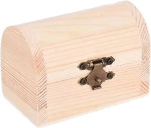 Clamshell Storage Case Home Decoration Handcrafted textile Wooden Gift Boxes Originality 1PCS Retro Jewelry Box Organizer Desktop Natural Wood 