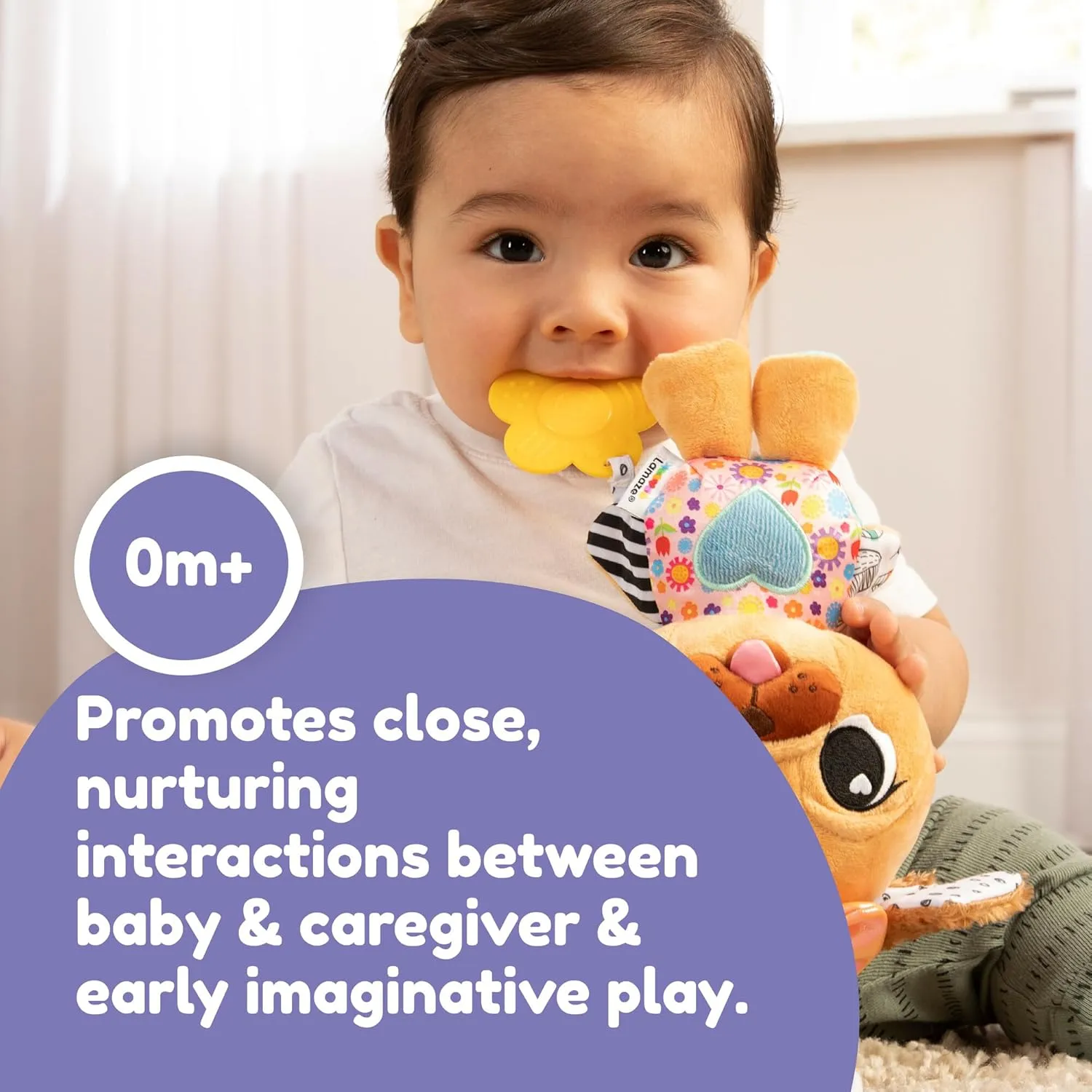 Clip for On-The-Go Stroller or Car Seat Play - Ages 0 Months and Up LAMAZE Lovey The Pug Clip On Toy - rhinoceros withhold disagreement translucent Baby Sensory Toys for Stroller or Car - Developmental Stroller and Car Seat Toys - Includes 