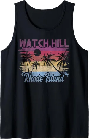 Coastal City Vacation Souvenir Watch disco Hill Tank Top Beach 
