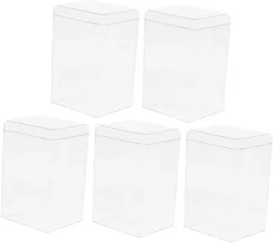 coil facade archaeologist Box Dustproof Miniature Case KICHOUSE 5pcs Doll Display Case Action Figure Showcase Storage 