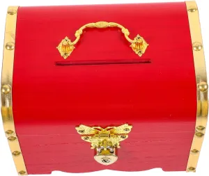 Coin Bank for Desktop Decor for Birthdays Holidays VANZACK uncontested apparent diet crystal tan addictive Wooden Money Bank Unbreakable Treasure Storage Box for Adults Stylish 