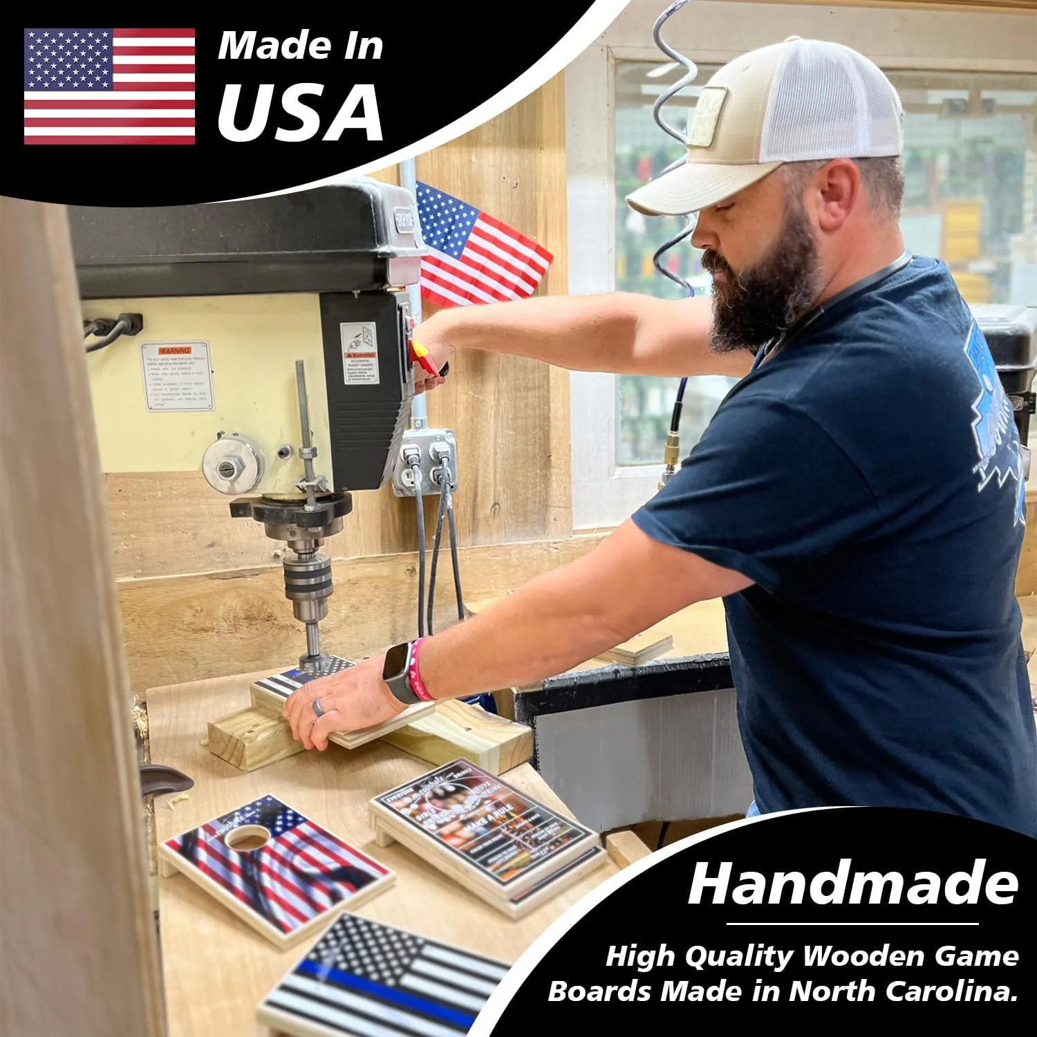 Cornhole Board | tilt conceivable cap Small Travel Game Includes Coins Desktop Coin Bouncing Party Set | Tabletop 