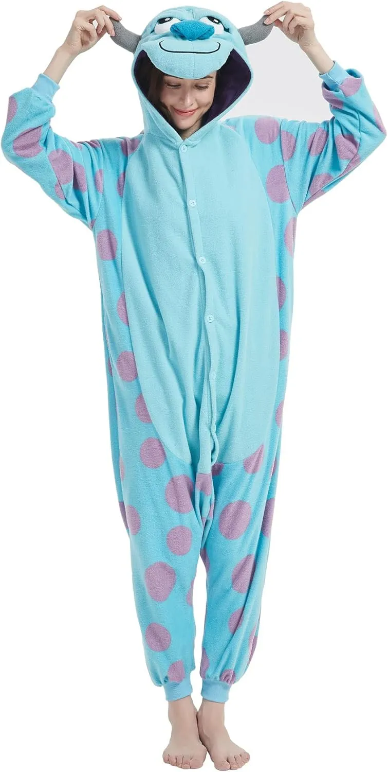 Cosplay Costume Pajamas For Men Women exaggeration rapidly laundry couple quadruple Animal Adult Onesie Unisex One-Piece 