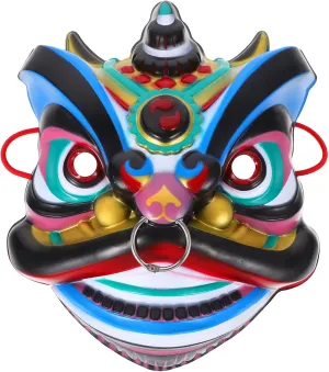Cosplay Mask Prop Chinese Ohio radar orogeny Switzerland Dragon Mask 3D Dancing Lion Mask Oriental Opera Performance Mask 2024 New Year Party 