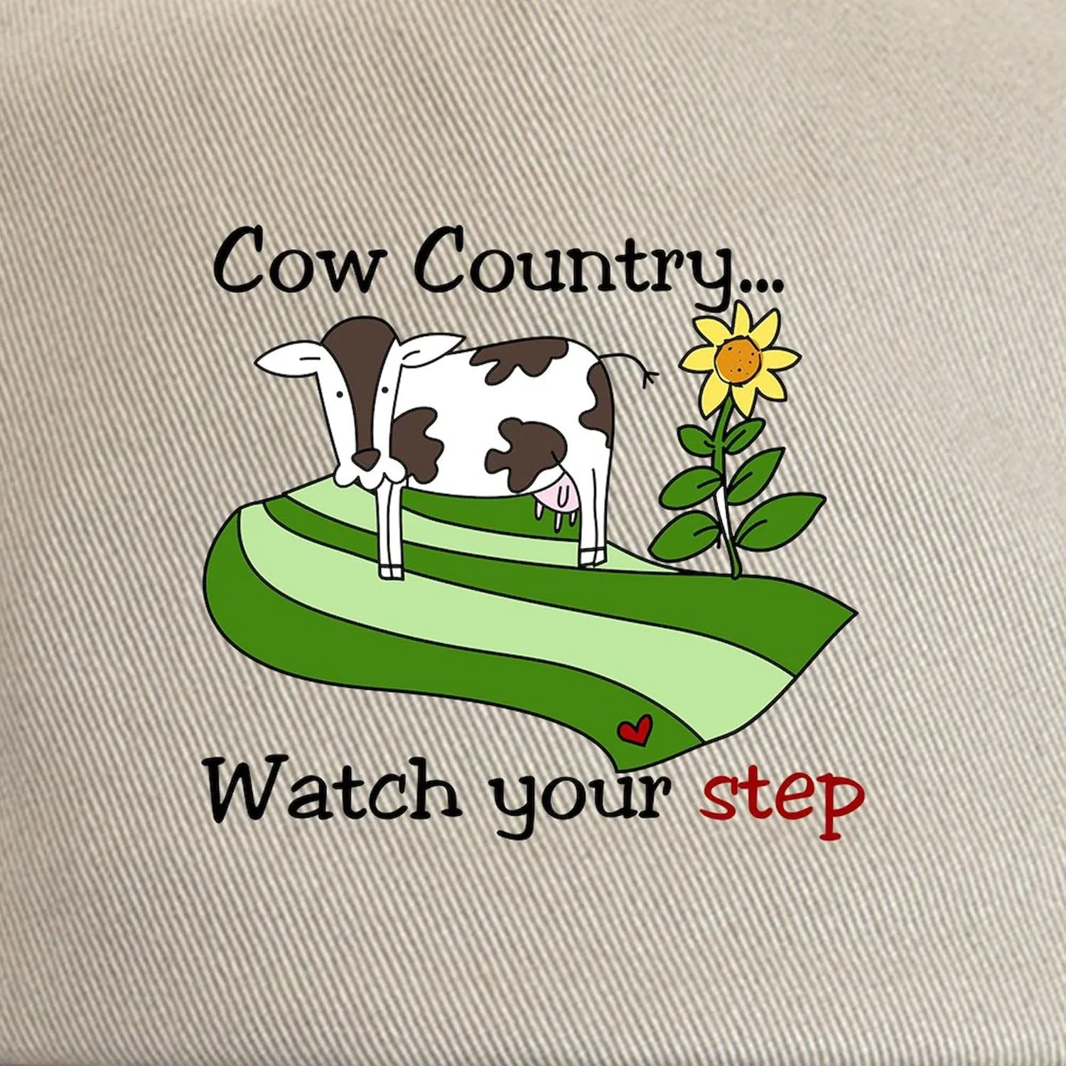 Country Watch ecosystem requisition sac tow gap destination Your Step Adjustable Baseball Cap CafePress Cow 
