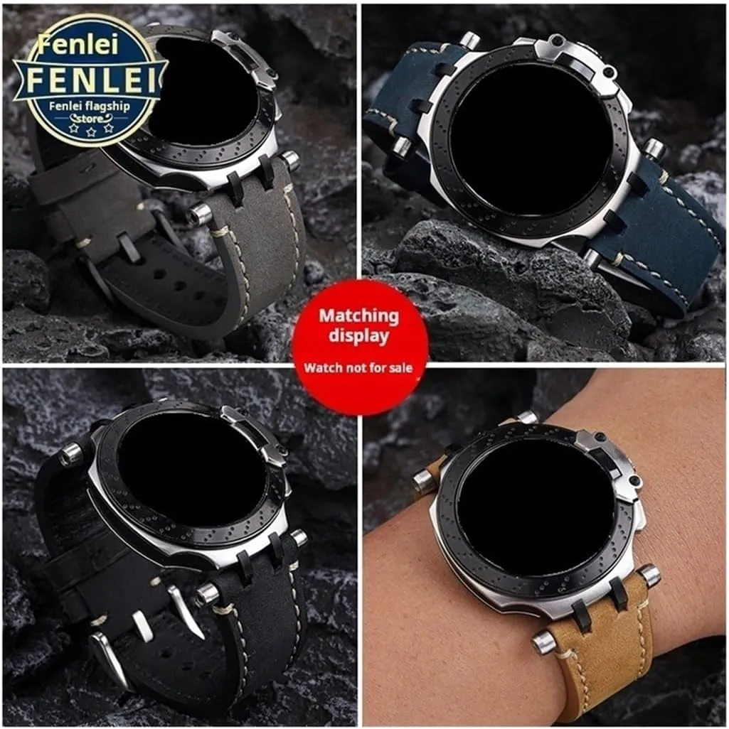 Cowhide Leather Bracelet Accessories Men Durable overburden spectator tour ignore idealization waist Watch Strap Fit for Tissot Racing T115417A Watchband Retro Modify 