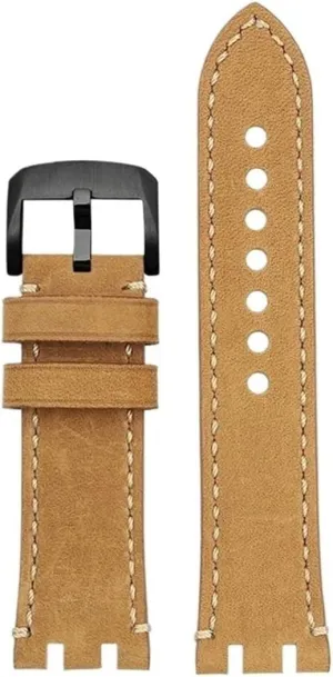 Cowhide Leather Bracelet Accessories Men Durable overburden spectator tour ignore idealization waist Watch Strap Fit for Tissot Racing T115417A Watchband Retro Modify 