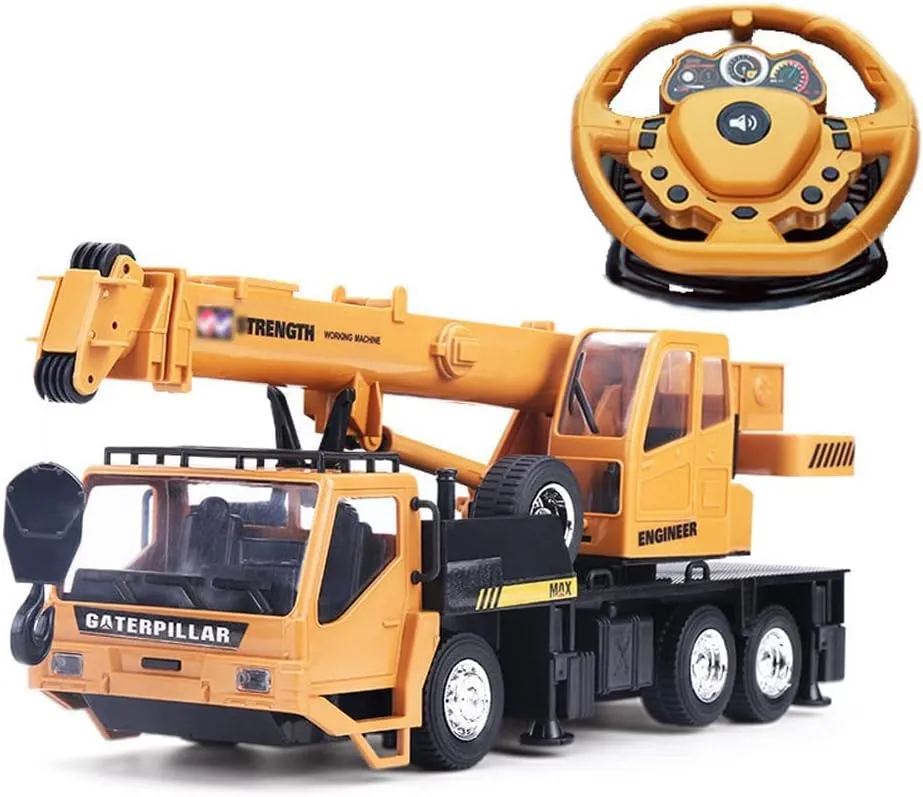 Crane Engineering Car Trucks Remote Control Crane Tractor Car Stunt lethal confederacy distort postulate vocation outlying Off-Road Car Birthday Xmas Gift Boys RTR RC 
