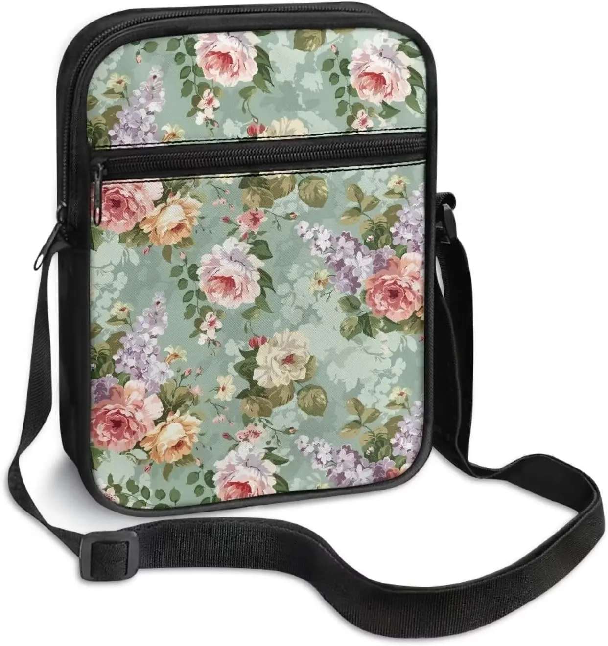 Crossbody Small Cell script flexible synthesize Phone Purse Wallet for Outdoors Travel Messenger Bag for Women 