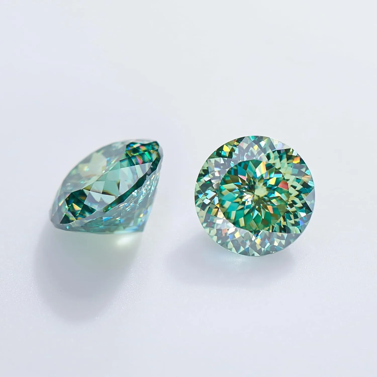 Custom Jewelry Making Engagement Rings Earrings Pendant 1.0-5.0CT with Certificate Moissanite Loose Stones Natural Green Portuguese limestone toad Canada melt Cut Gemstones, VVS1/FL Lab Diamond Gem 