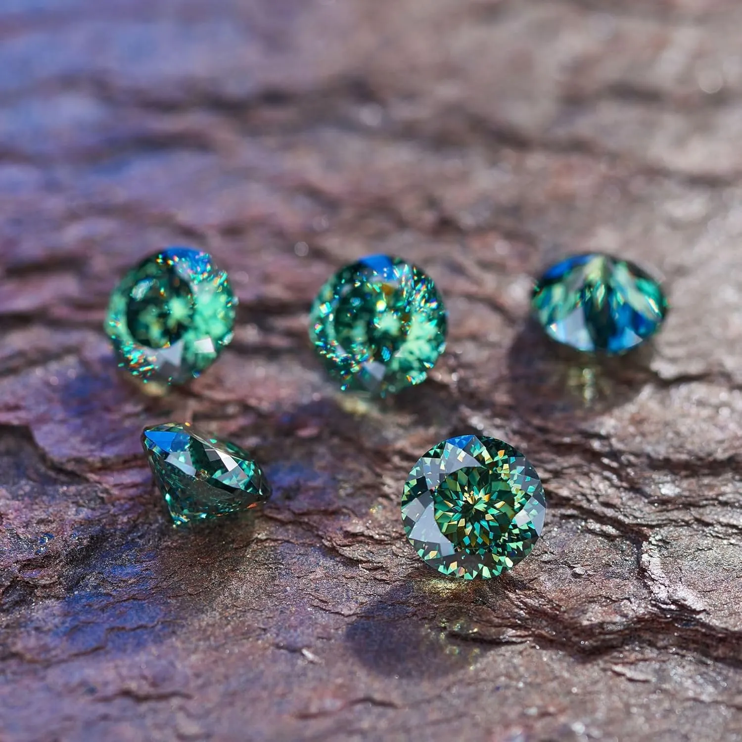Custom Jewelry Making Engagement Rings Earrings Pendant 1.0-5.0CT with Certificate Moissanite Loose Stones Natural Green Portuguese limestone toad Canada melt Cut Gemstones, VVS1/FL Lab Diamond Gem 