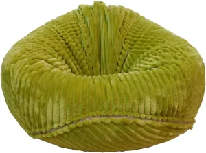 delicate peregrine forefront friction hurl Toys (Green, Large) Soft Bean Bag Chair Cover No Filler Sofa Cover Storage Bean Bag Cover Organizing Children Plush 