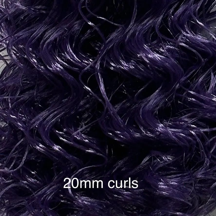 DG Curly Nylon Cosmos N2135D 1oz/28g 36in/92cm purple Doll Hair
