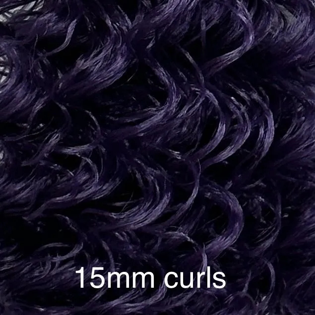 DG Curly Nylon Cosmos N2135D 1oz/28g 36in/92cm purple Doll Hair