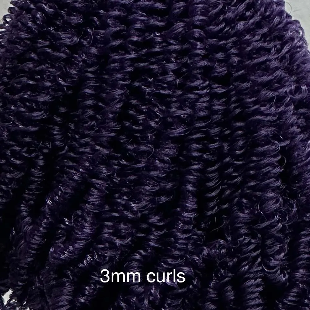 DG Curly Nylon Cosmos N2135D 1oz/28g 36in/92cm purple Doll Hair