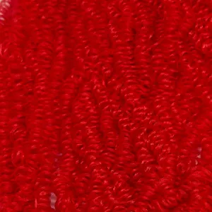 DG Curly Nylon Flamenco Red 10mm JN4101 1oz/28g 36in/92cm Doll Hair