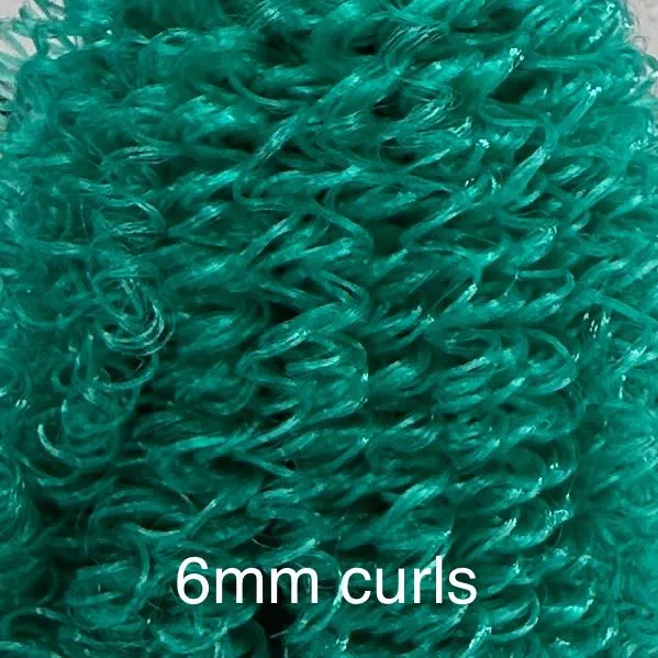 DG Curly Nylon Persian Jade N1256 1oz/28g 36in/92cm green Doll Hair