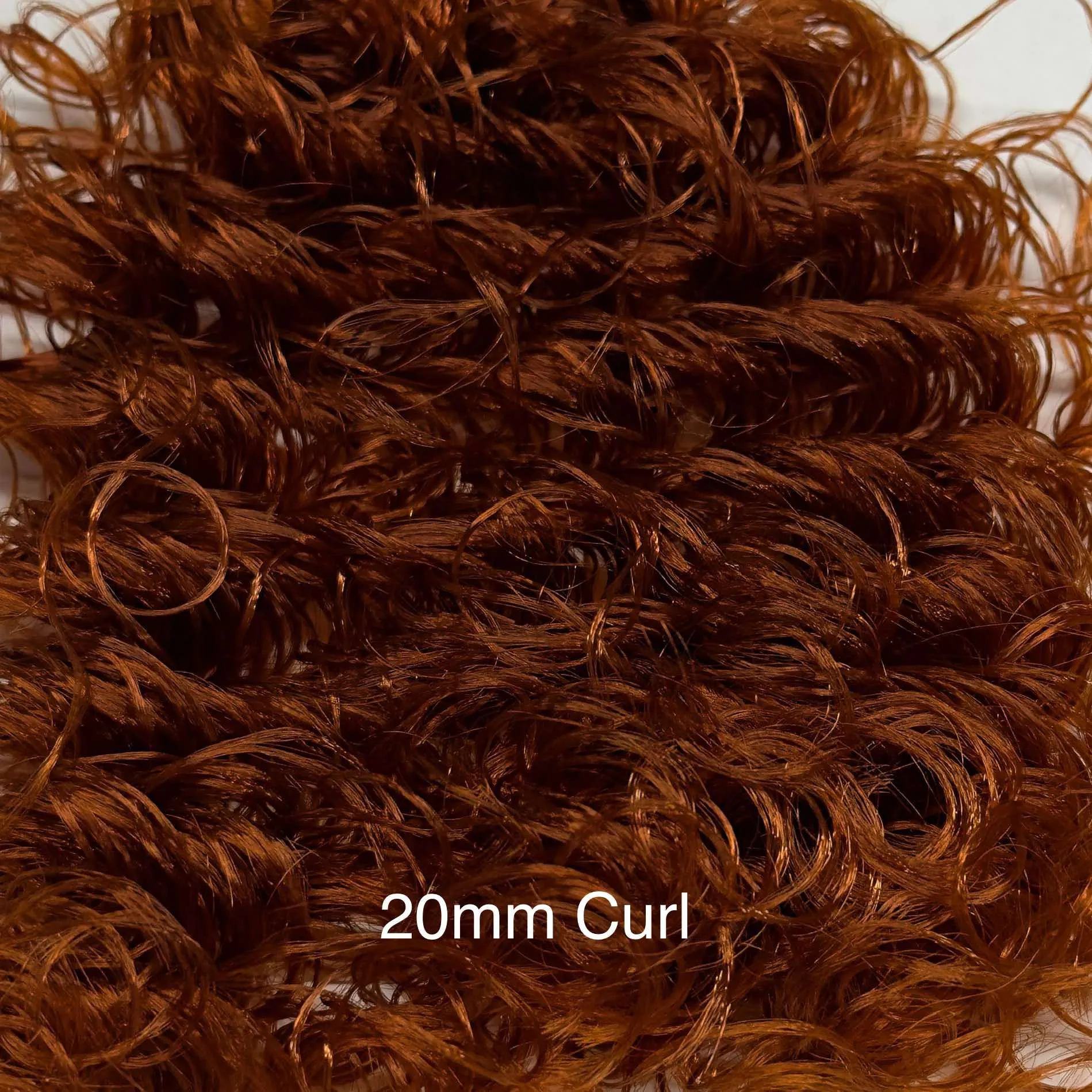 DG Curly Nylon Red Ginger NF186  1oz/28g 36in/92cm Doll Hair