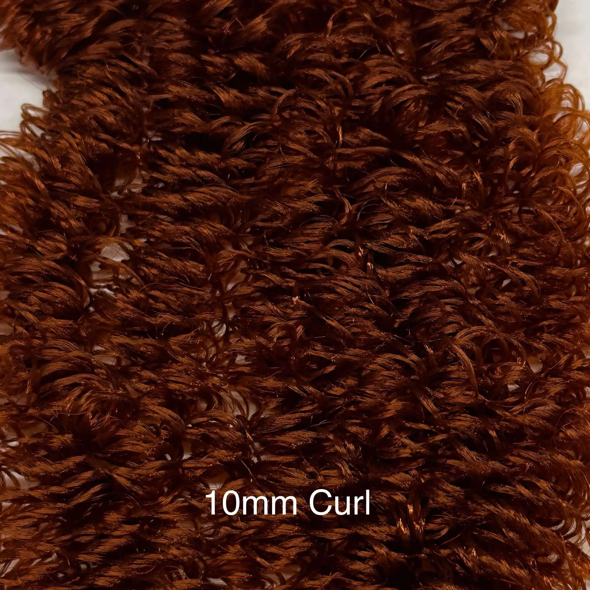 DG Curly Nylon Red Ginger NF186  1oz/28g 36in/92cm Doll Hair