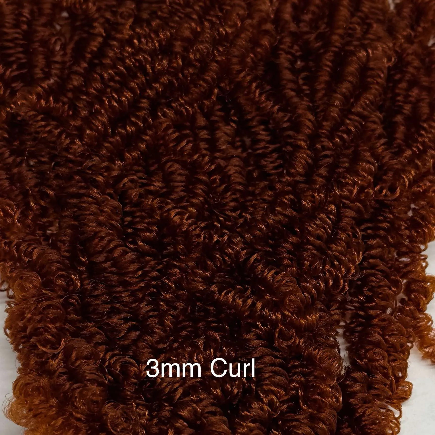 DG Curly Nylon Red Ginger NF186  1oz/28g 36in/92cm Doll Hair