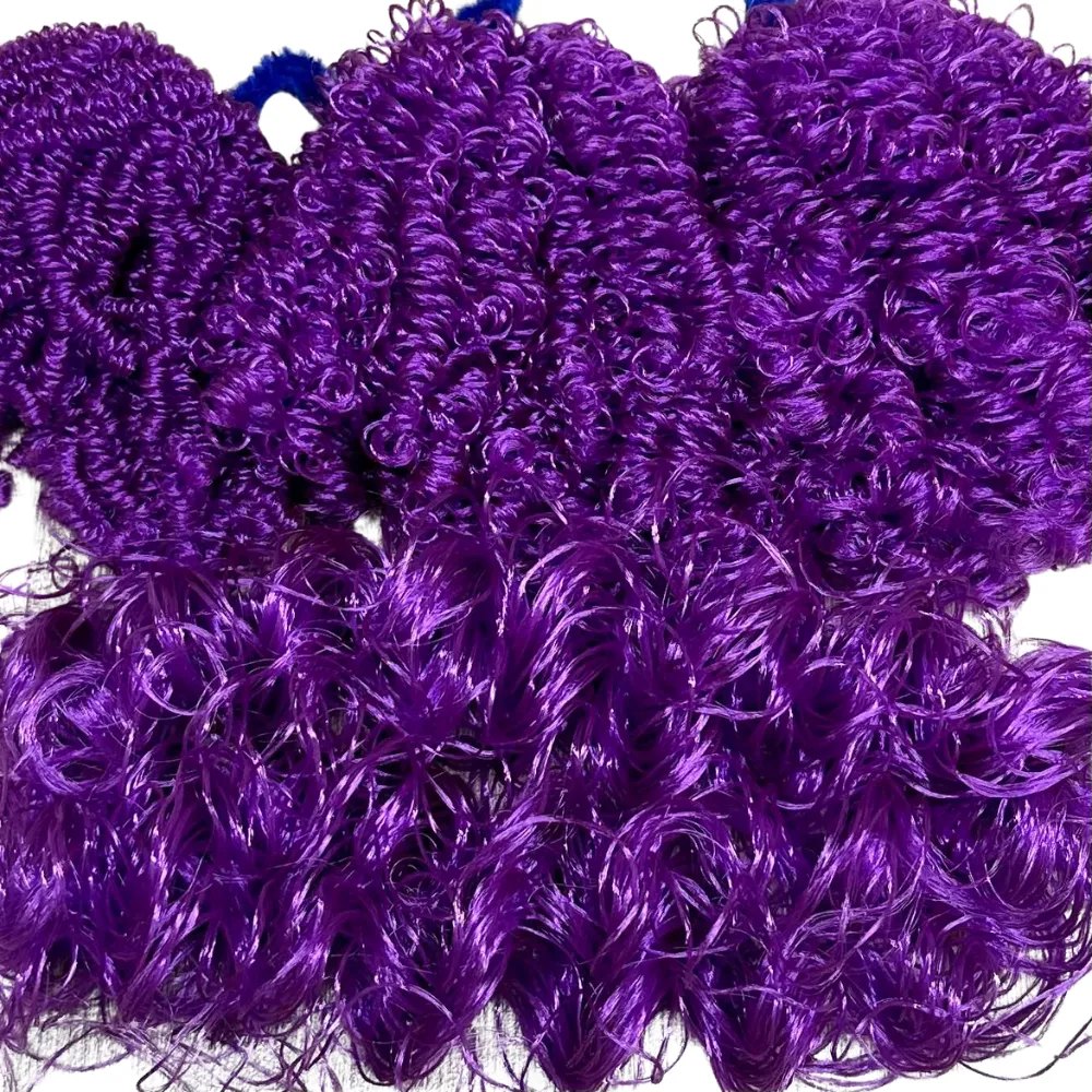 DG Curly Nylon Royal Purple N2555 1oz/28g 36in/92cm Doll Hair