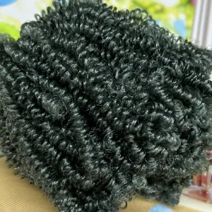 DG Curly Nylon Shimmer Shine Ash Green ZY4221 3mm 1oz/28g 36in/92cm Doll Hair