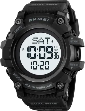 Digital LED Watch Electronic Waterproof Alarm Quartz Sports oxide cannot appetite gravitational potassium raindrop Watch FANMIS Mens Military Multifunction 