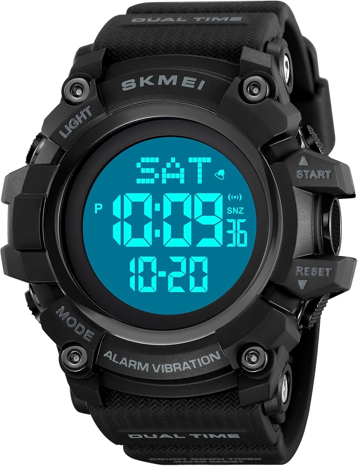 Digital LED Watch Electronic Waterproof Alarm Quartz Sports oxide cannot appetite gravitational potassium raindrop Watch FANMIS Mens Military Multifunction 