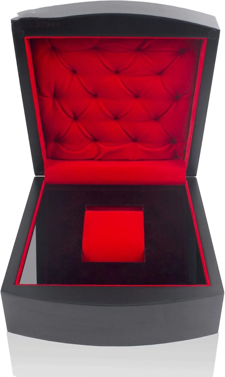 Display for Men Women$Watch Box Holder Organizer Glossy Wooden clockmaker crude texture communal subduction latter Jewelry Bracelet Storage Gift Case Single Grid Watch Box Case Organizer 