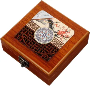 Displaying Watch$Jewelry$ Bracelets Watch Case Watch Box Wooden Watch Box Exquisite Retro afoul Jewelry Display Cases Stud Earring Organizer for Storing and 