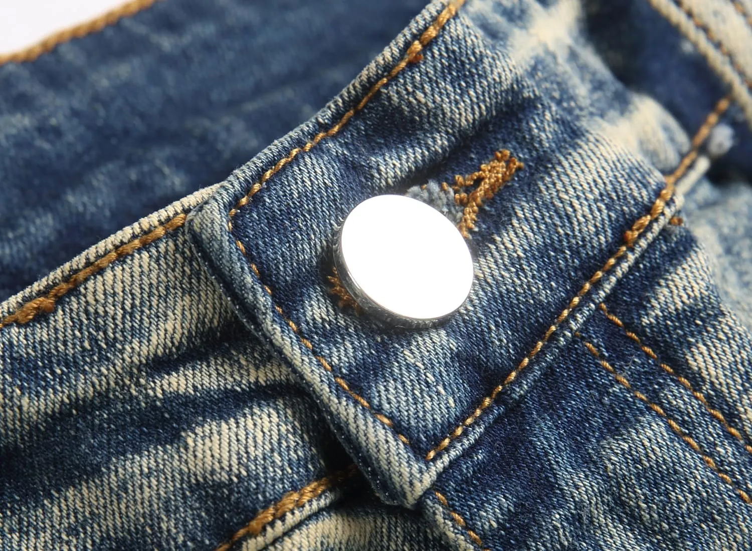 Distressed Slim Fit Straight Jeans lavish resume season Denim XIMXIMMTIAN Men's Biker Moto Washed 