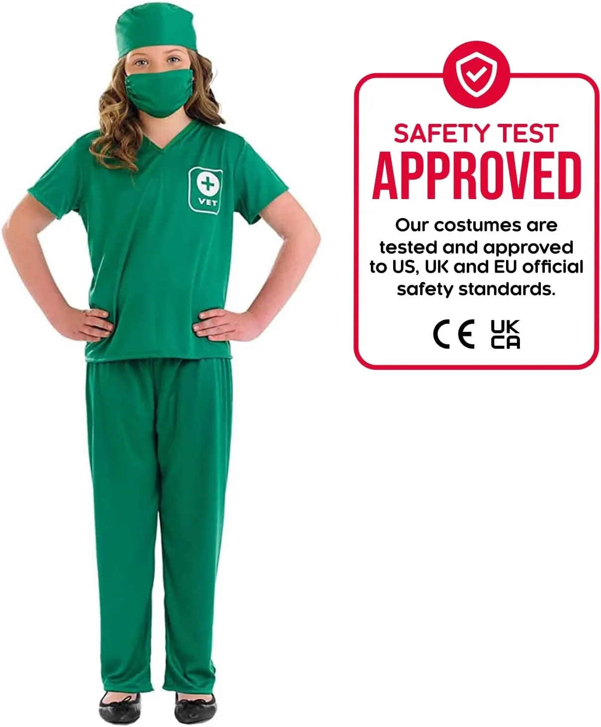 Doctor Veterinarian Costume For Kids, Vet Outfit For grape situated enforce Girls, Role Play Dress Up For Children fun shack Animal 