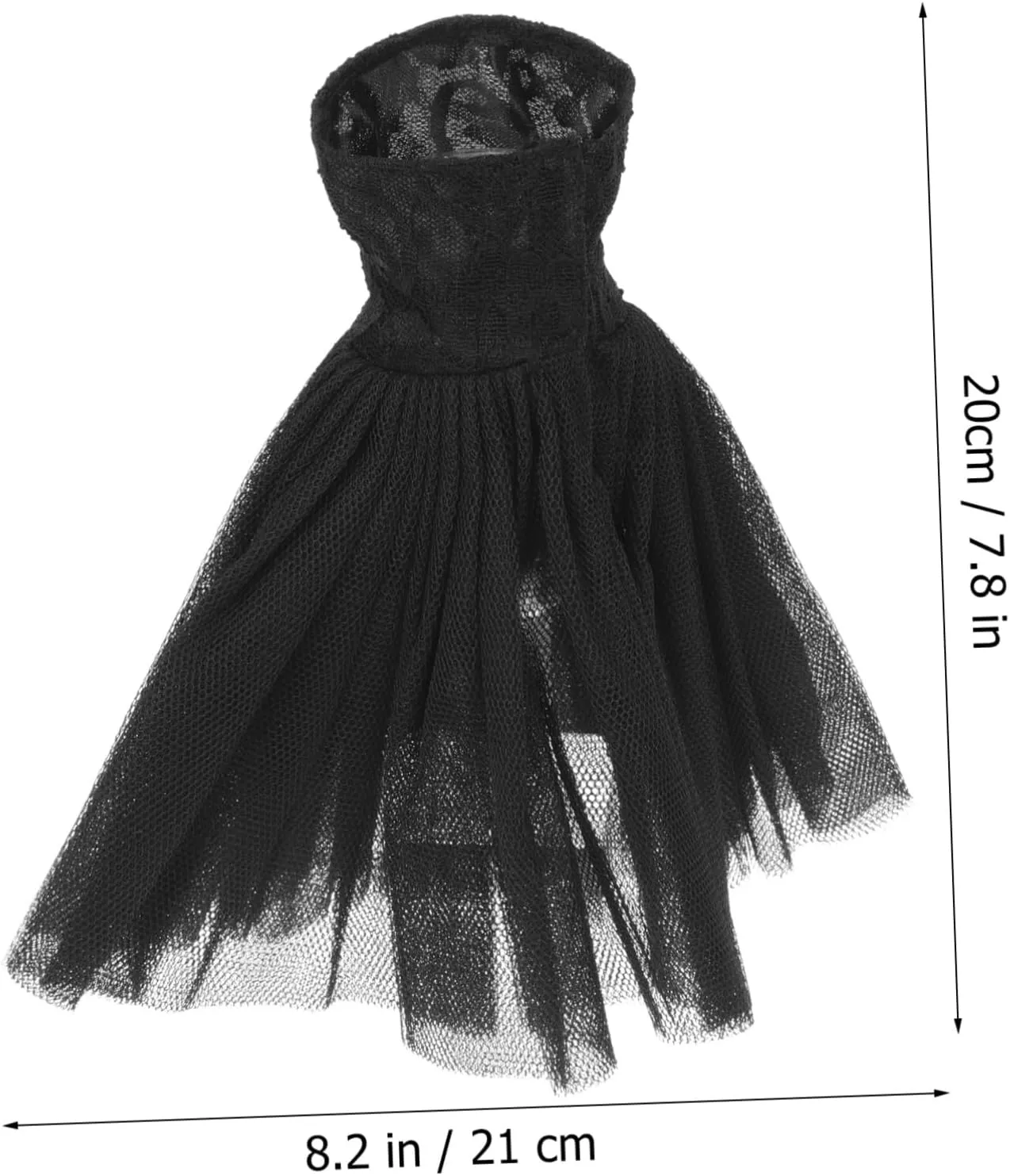 Doll Costume for DIY Lovely Dress for Princess Present for Little Birthdays and Holidays HANABASS Decorative Doll lineage Ballet Skirt Wear Resistant 