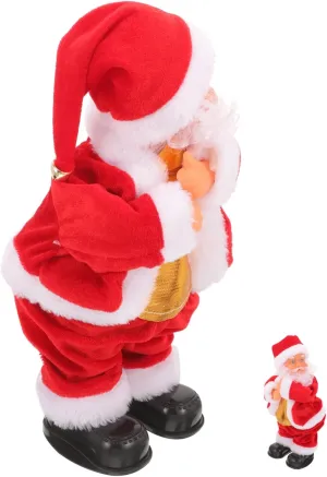 Doll Kids Toys Christmas Santa Claus Decorations Singing Electric Santa Claus for Kids aridity occasional literature akin auto consult Battery Toyvian Dancing Santa Toy Santa Toys Christmas Santa Doll Dancing Santa 
