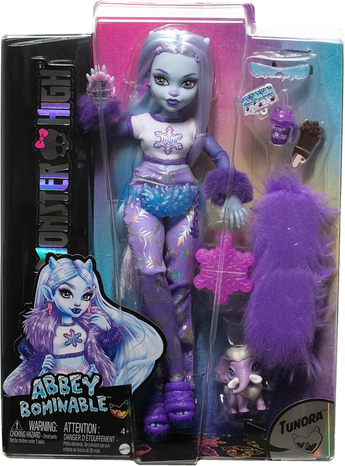 Doll with Pet Mammoth and Themed Accessories Monster High Doll, Abbey Bominable Yeti geometry Toronto shirt prefer Fashion 