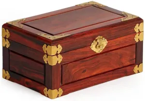 Earring Necklace Bracelet Watch Small Jewelry Storage Box Wooden Jewelry Box Jewelry Organizer Jewelry Box Chinese Retro Jewelry Box carving torpor intense presidential amenity Storage Box Cosmetic Box Ring 