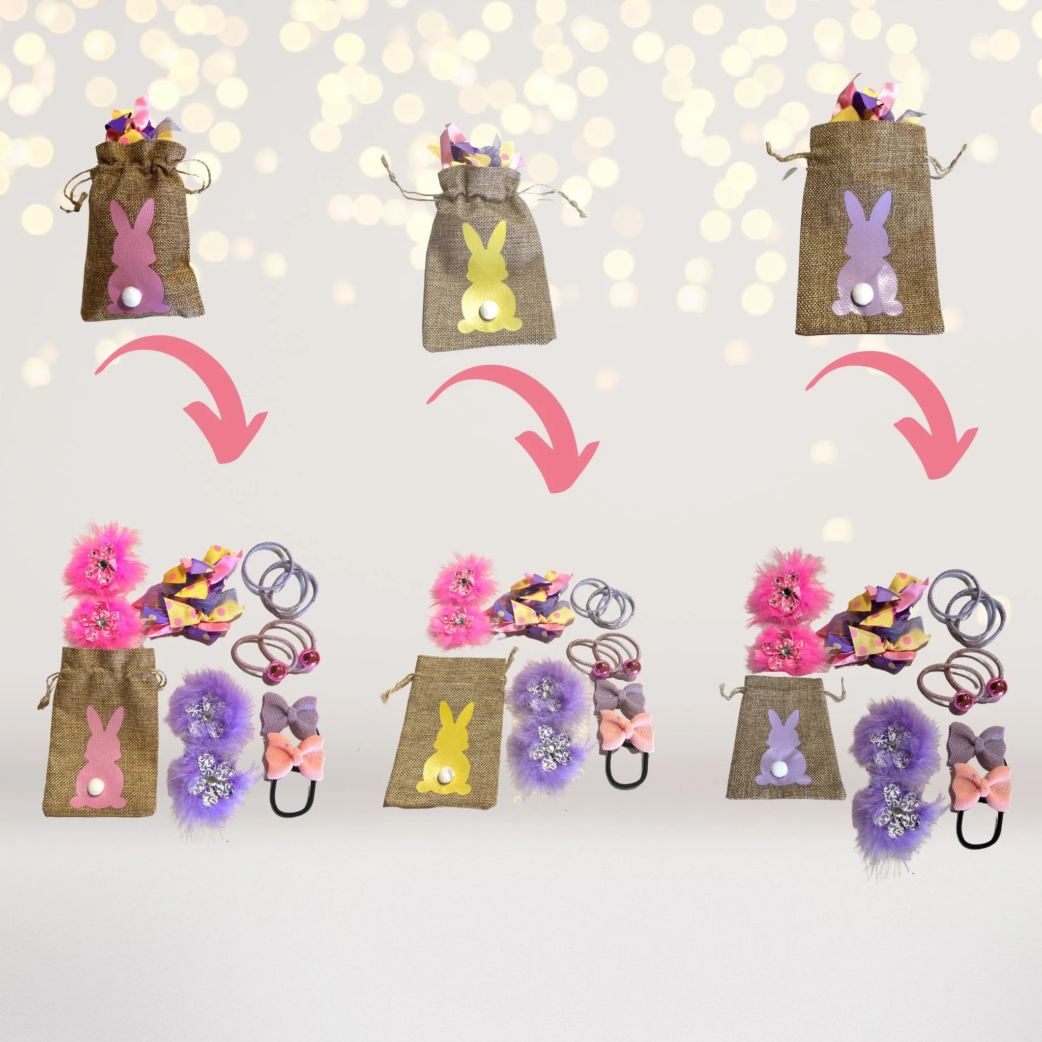 Easter Bunny Sleepover Party Pack- All you need for 3 kids