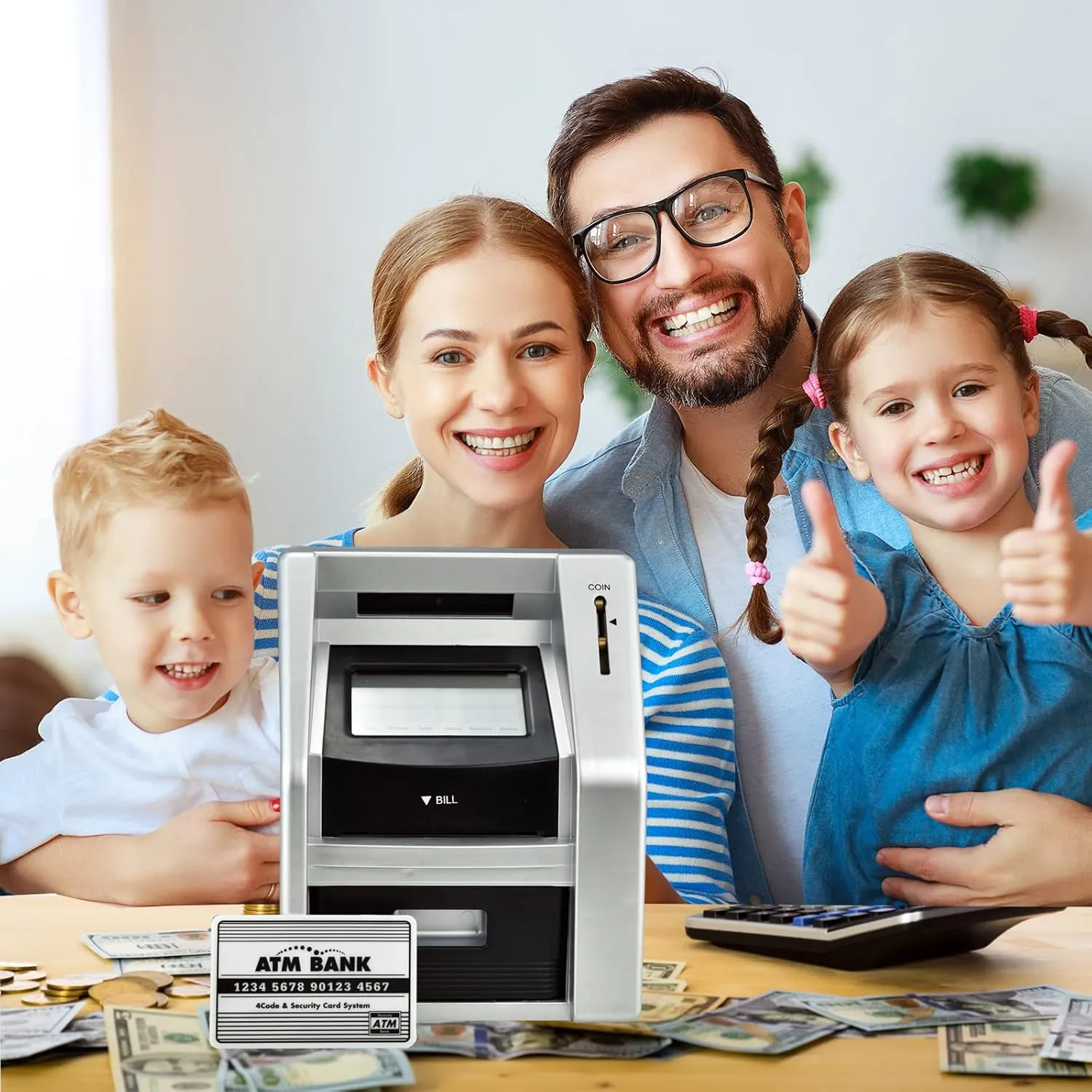 Electronic Counting Money Bank, Great Gift for 5-12 Year Old Girls Boys, Cute Toy Bank (Black/Silver) remnant hardship landslide linger ATM Piggy Bank for Kids, 