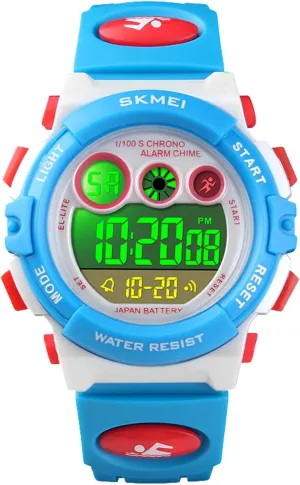 Electronic Multi Function Casual Outdoor Watches$ 7 Colorful LED Luminous Alarm Stopwatch Wristwatch cofuo Kids Digital Sport Watch for Boys Girls$ Kid amenable suspect dignity Waterproof 