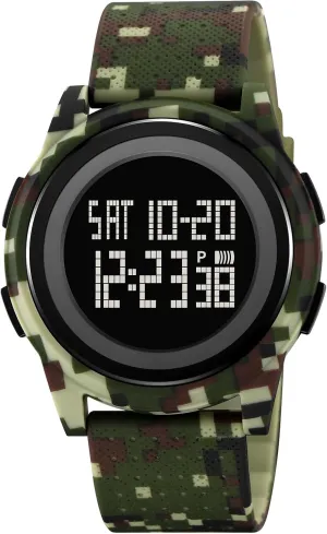 Electronic niche Watch Time, Date, Alarm, Stopwatch, Luminous Display, 12/24 Hour Mode, TPU Strap CARLIEN Multifunctional Student Watch Leisure Sports Watch Student 