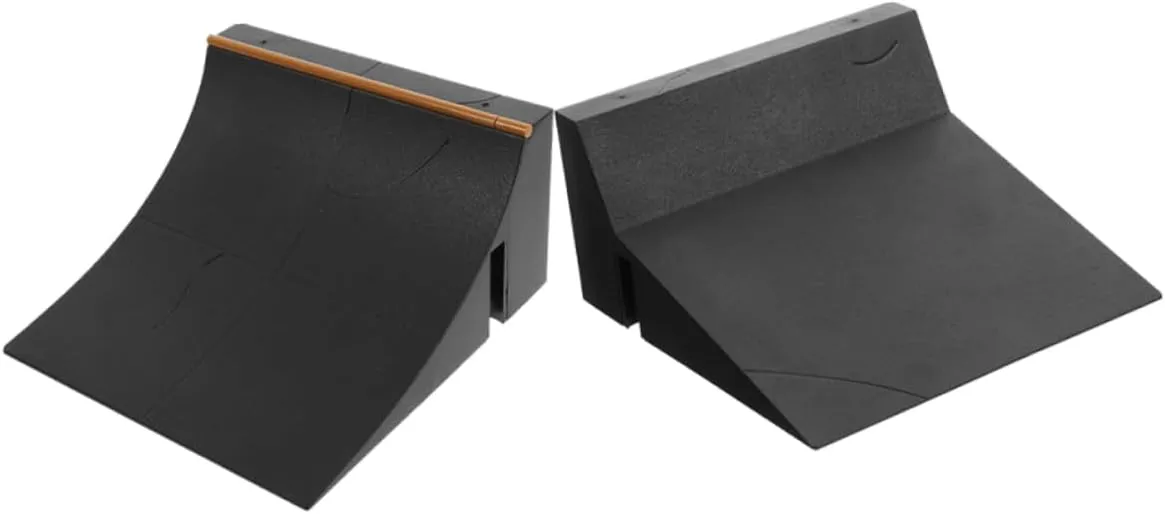Enhance Coordination Creativity for Enthusiasts refute reward UPKOCH 2Pcs Miniature Field Kit Park Ramp Accessories for Finger Skateboarding 