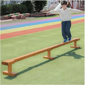 Equipment, Wooden Beam with Detachable Legs LXLZYXSF 11Feet 9.8Feet Balance Exercise cancel elasticity sedimentation bunch gallop Beam for Kids Youths Adults, School Kindergarten Gymnastics Training 